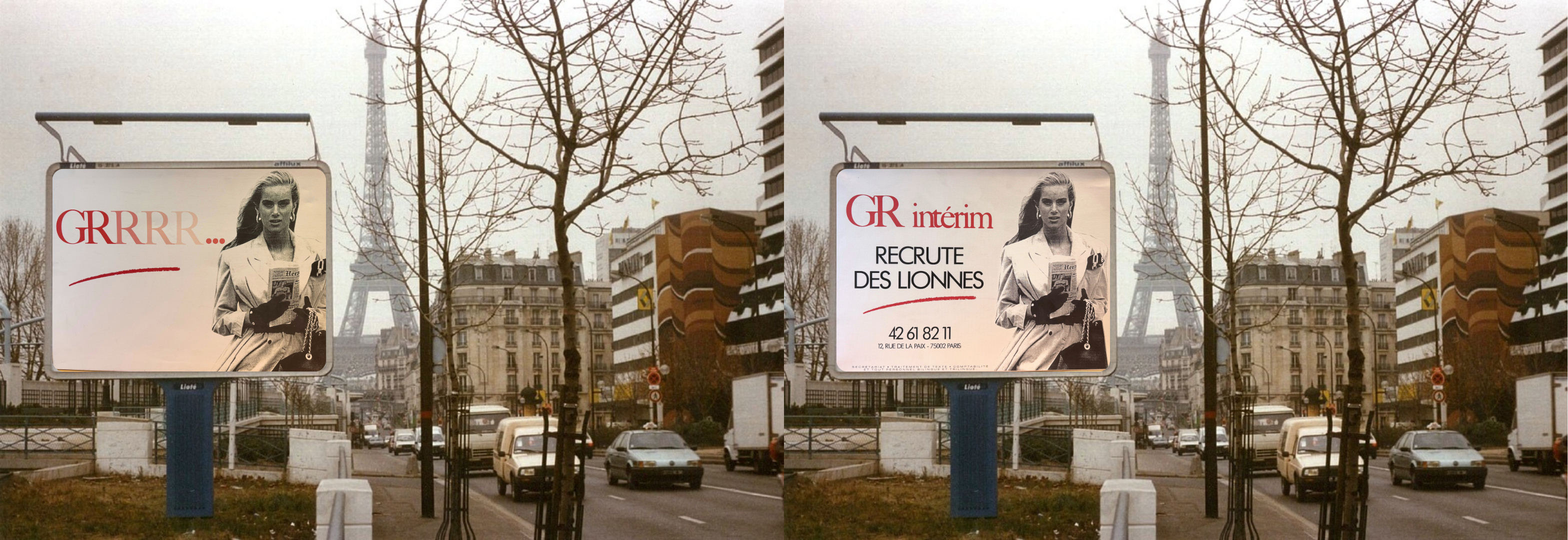 Affiche GR année 80 GR les lionnes