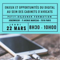 Enjeux du digital au sein des cabinets d'avocats